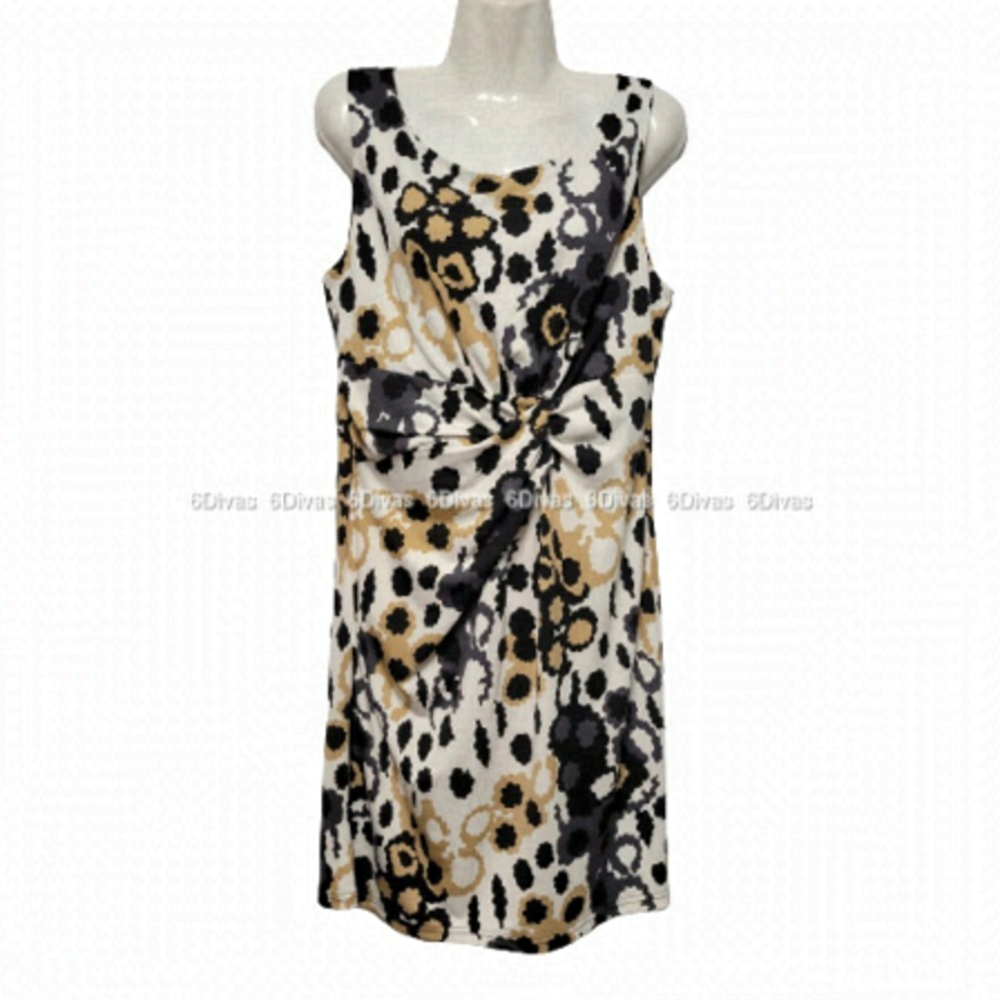 Black and White Floral Print Sleeveless Dress  Various Sizes  M  L - NWOT